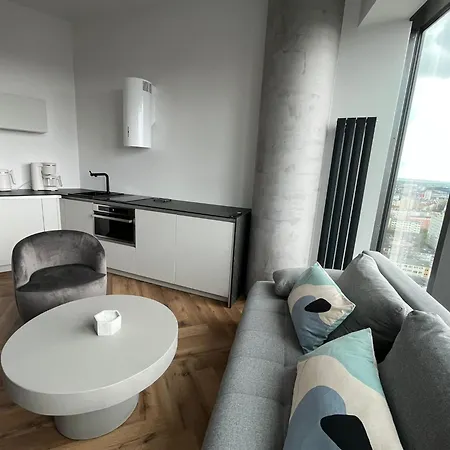 شقة Hanza Tower Blue 19 Floor *